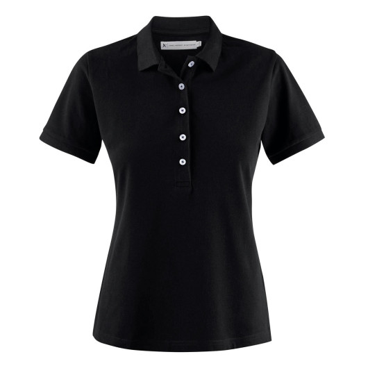 Promotional Womens Cotton Polos Black